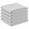 vidaXL Tela para Mesa 5 uds. Cuadrado Blanco 90 x 90 cm