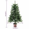 vidaXL &Aacute;rbol de Navidad artificial con luces y bolas verde 90 cm