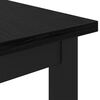vidaXL Mesa Roble Negro 100 x 50 x 76,5 cm