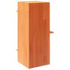 vidaXL Casa para gatos cera marrón 43x43x90 cm madera maciza pino