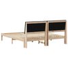 vidaXL Estructura de cama Marr&oacute;n 180 x 200 cm Madera de pino macizo