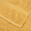 vidaXL Toallas de mano SOLUND 10 uds dorado 50x100 cm 600 gsm