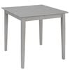 vidaXL Juego de muebles de comedor 5 piezas MDF gris