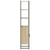 vidaXL Mueble de Cuarto de Ba&ntilde;o con estante Sonoma 33 x 33 x 185,5 cm