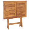 vidaXL Set de comedor de jard&iacute;n plegable 5 pzas madera maciza de teca