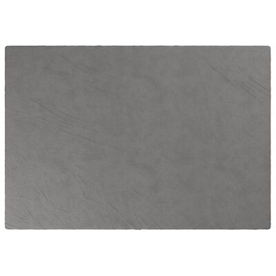vidaXL Manta con peso con funda tela gris 138x200 cm 10 kg