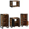 vidaXL Juego de muebles de ba&ntilde;o 4 pcs Madera s&oacute;lida recuperada