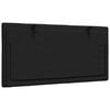 vidaXL Cabecero de cama acolchado Hanko tela negro 100 cm