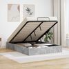 vidaXL Estructura de Cama Ottoman Gris Concreto 140 x 200 cm