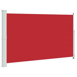 vidaXL Toldo lateral retr&aacute;ctil de jard&iacute;n rojo 180x300 cm