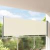 vidaXL Toldo lateral retr&aacute;ctil para patio 120x300 cm crema