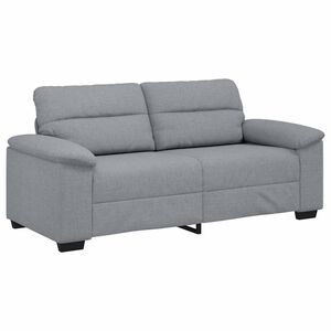 vidaXL Sof&aacute; de 2 plazas de tela gris claro 180x81x84 cm