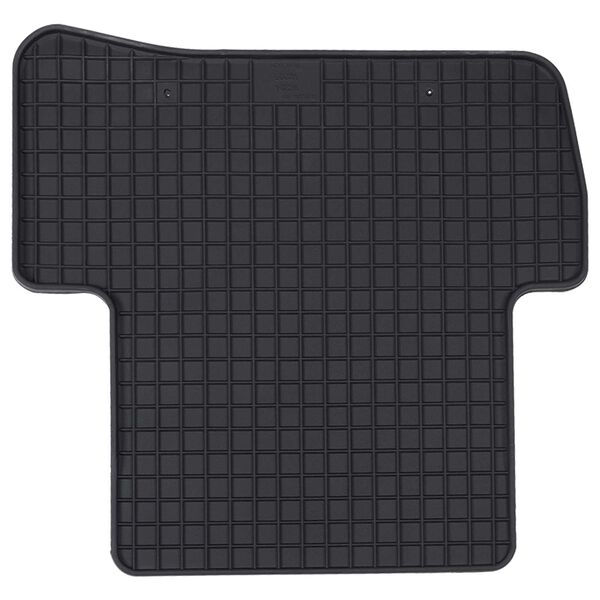 vidaXL Alfombrilla de Coche 4 pcs Negro Goma