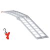 vidaXL Rampas para Motocicletas Plateado 340 kg por pieza Aluminio
