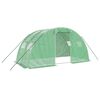 vidaXL Invernadero con estructura de acero verde 8 m&sup2; 4x2x2 m