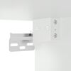 vidaXL Juego de muebles de ba&ntilde;o 3 pzas madera contrachapada blanco