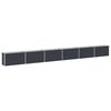 vidaXL Cama de Jard&iacute;n Elevada Gris antracita 600 x 40 x 55 cm