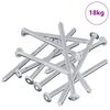vidaXL Tornillo 1000 uds. Plateado M6 x 100 mm Acero