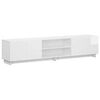 vidaXL Soporte de TV 179.5 x 34.5 x 40 cm Blanco Brillante