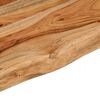 vidaXL Estante pared rectangular madera acacia borde vivo 110x20x2,5cm