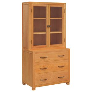 vidaXL Conjunto de Muebles de Almacenaje con caj&oacute;n 2 uds. Marr&oacute;n