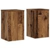 vidaXL Soportes de plantas 2 uds madera roble envejecido 30x30x50 cm