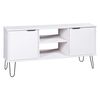 vidaXL Mueble de TV New York madera maciza de pino blanco
