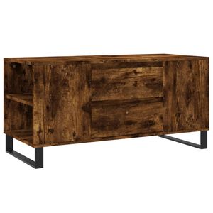 vidaXL Mesa de centro madera ingenier&iacute;a roble ahumado 102x44,5x50 cm