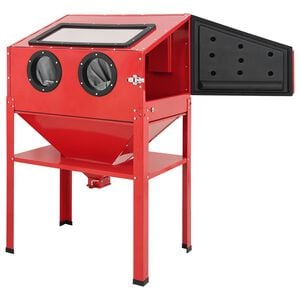 vidaXL Cabina de Chorro de Arena 226 L 125 PSI Acero laminado en fr&iacute;o