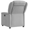 vidaXL Sill&oacute;n reclinable de tela gris nube