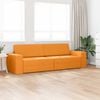 vidaXL Sof&aacute; cama 200cm Amarillo oscuro tela