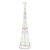 vidaXL &Aacute;rbol de Navidad LED Multicolor 51 x 51 x 190 cm Metal