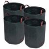 vidaXL Bolsas de basura para jard&iacute;n verde oscuro 4 piezas 272 L 150 g/m2