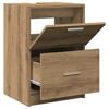 vidaXL Gabinete de Ba&ntilde;o con caj&oacute;n Roble artesanal 40 x 37 x 59 cm