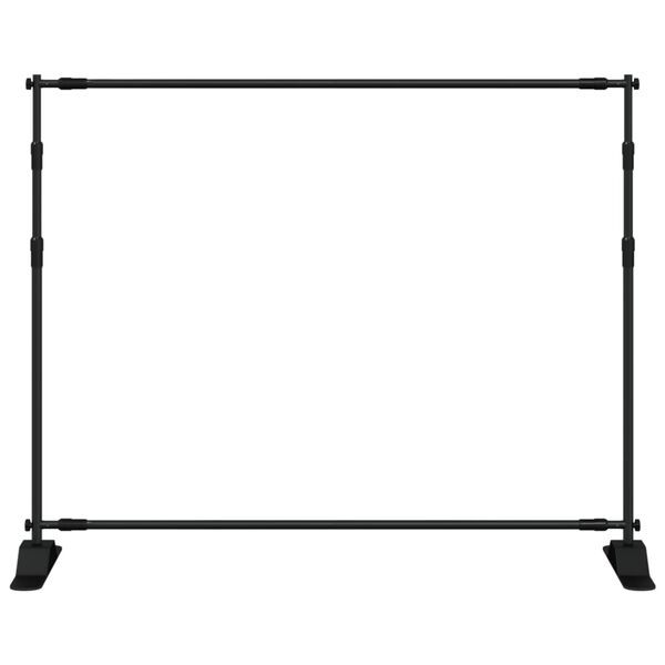 vidaXL Soporte de tel&oacute;n de fondo acero negro 254x243 cm
