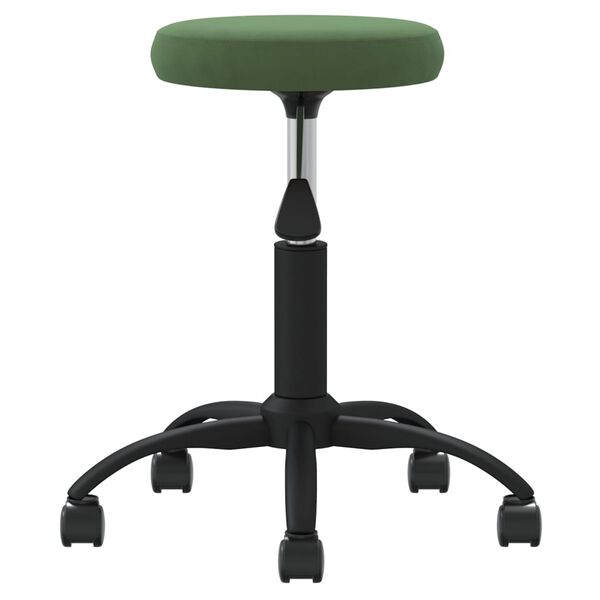 vidaXL Silla de comedor de terciopelo verde oscuro