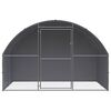 vidaXL Gallinero de exterior de acero galvanizado 3x2x2 m