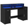 vidaXL Escritorio Roble negro 140 x 55 x 91 cm Madera de ingenier&iacute;a