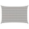vidaXL Toldo Vela Gris claro y blanco. 3 x 4,5 m HDPE