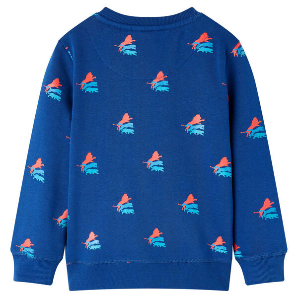 Sudadera infantil azul oscuro 128
