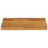 Tablero de mesa borde natural madera maciza mango 40x20x3,8 cm