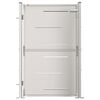 vidaXL Puerta de jard&iacute;n 100x145 cm de acero inoxidable