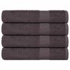 vidaXL Toallas de sauna FROGN 4 uds antracita 80x200 cm 360 g/m&sup2;