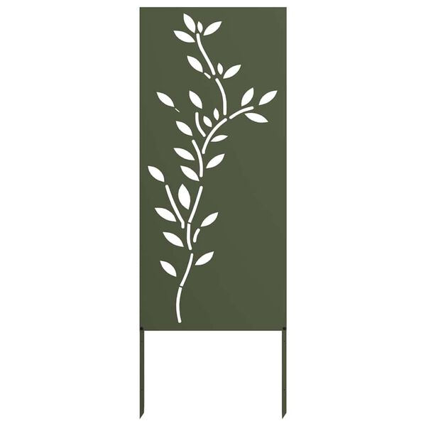 vidaXL Panel Decorativo de Jardín Verde oliva 50 x 140 cm