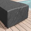 vidaXL Funda para Loungers Liso Negro 74 x 210 x 40 cm tela