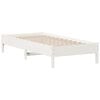 vidaXL Estructura de cama sin colchón madera de pino blanca 90x200 cm