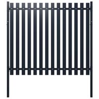 vidaXL Panel de valla acero recubrimiento polvo antracita 174,5x170 cm