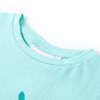 Camiseta infantil verde menta claro 128
