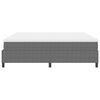 vidaXL Cama tipo Box Spring Gris claro y . 200 x 200 cm Tela de Pana