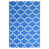 vidaXL Alfombra de exterior ARAKIL azul 120x180 cm PP